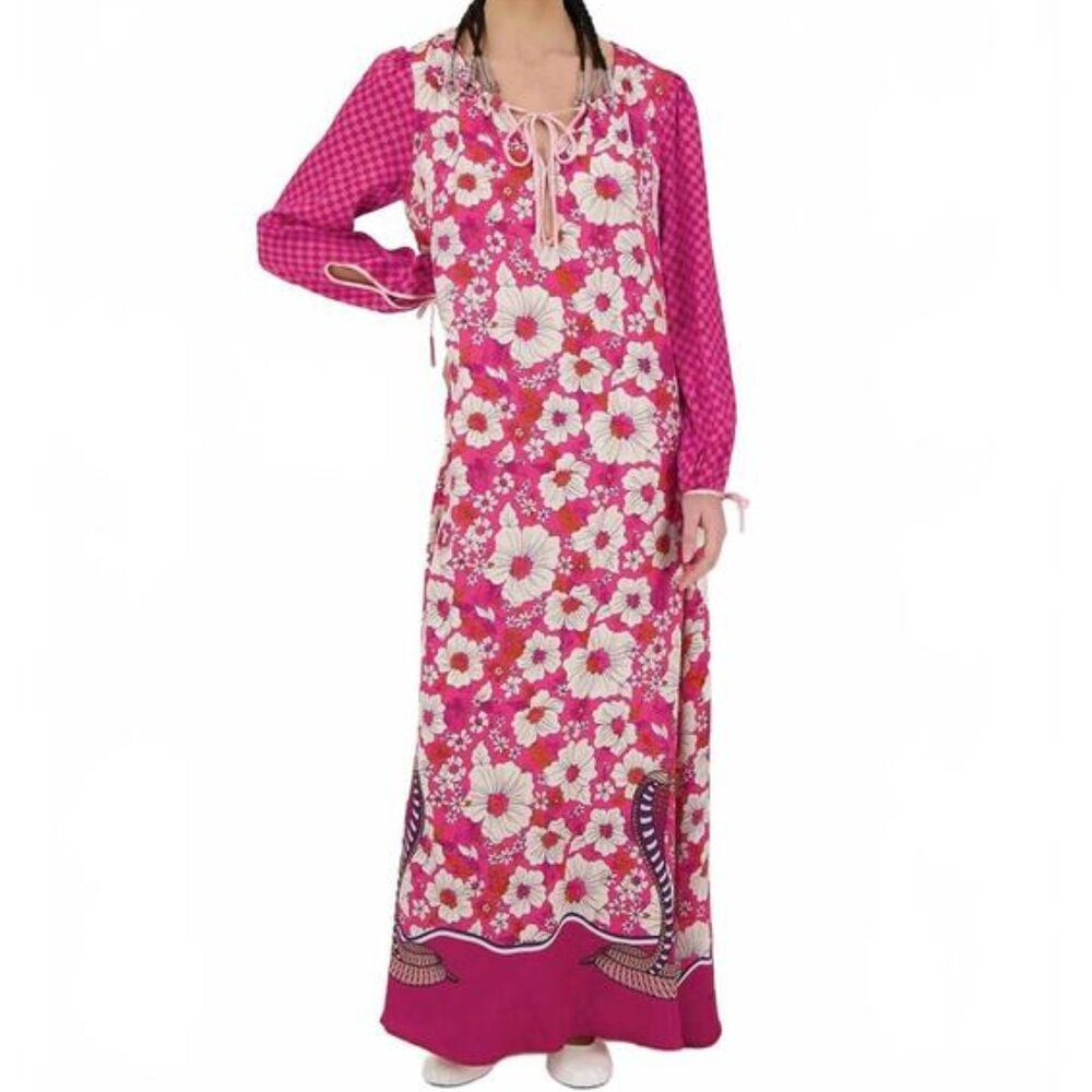 ME369 Polette Dress Twisted Love Print Maxi Dress NWT - Size XS/S